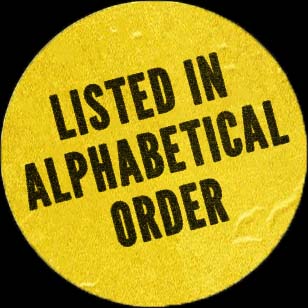 Alphabetical Order